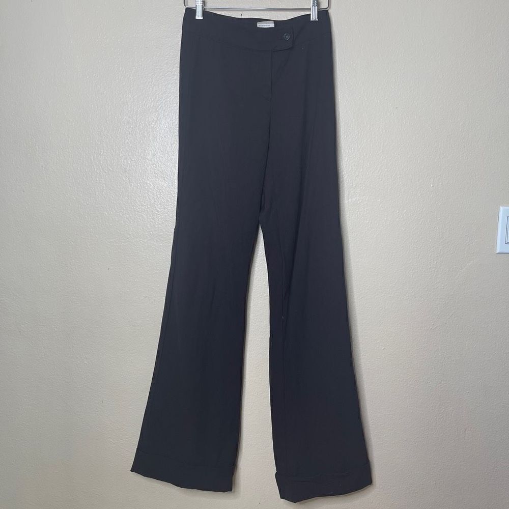Romy P226 Pants Women's Small Brown Flare Wool Bland Casual